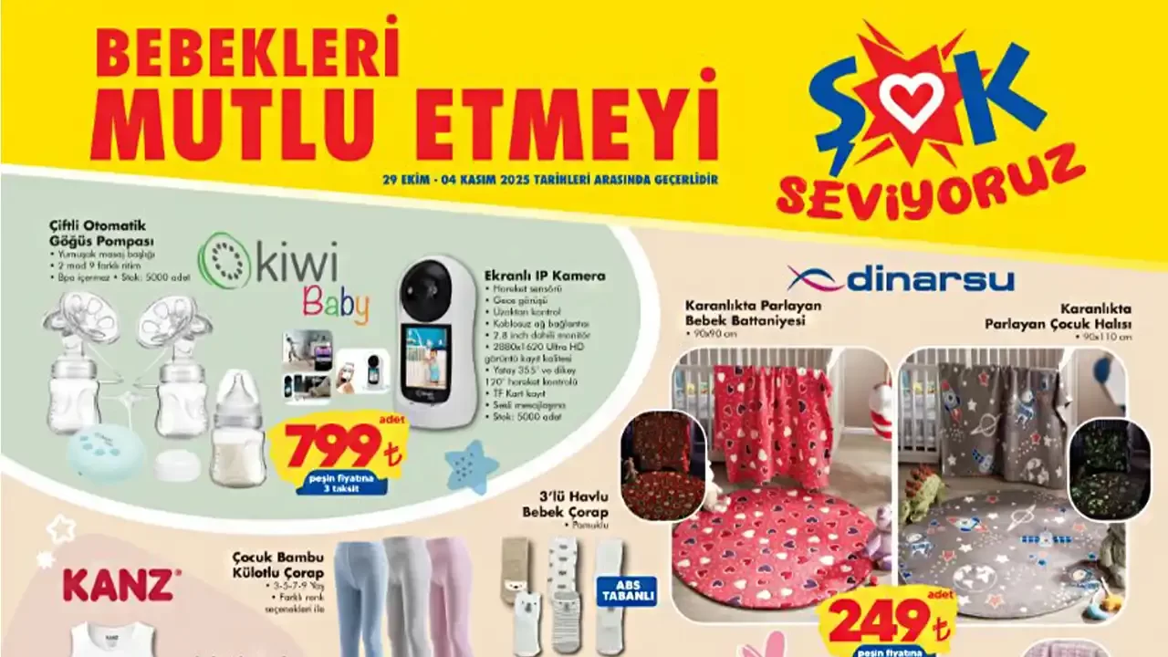 ŞOK 29 Ekim 2025 Aktüel Ürünler Kataloğu