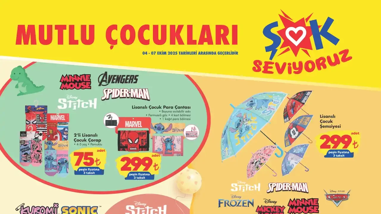 ŞOK 4 Ekim 2025 Aktüel Ürünler Kataloğu
