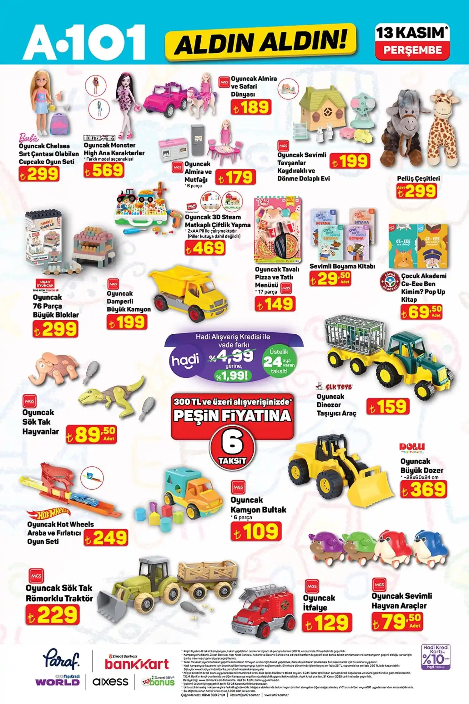 A101 13 Kasım 2025 10. Aktüel Katalog Sayfası