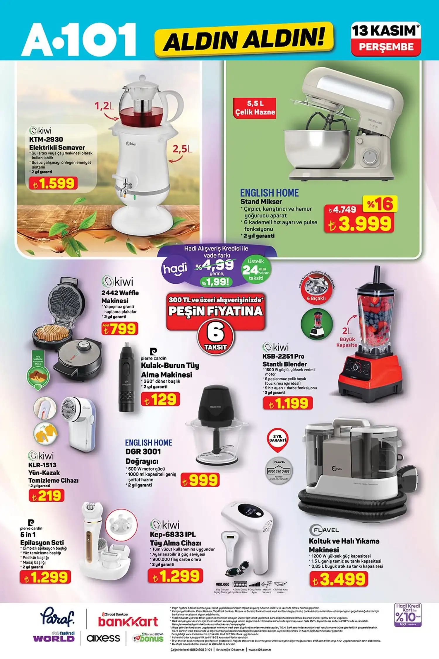 A101 13 Kasım 2025 Üçüncü Aktüel Katalog Sayfası