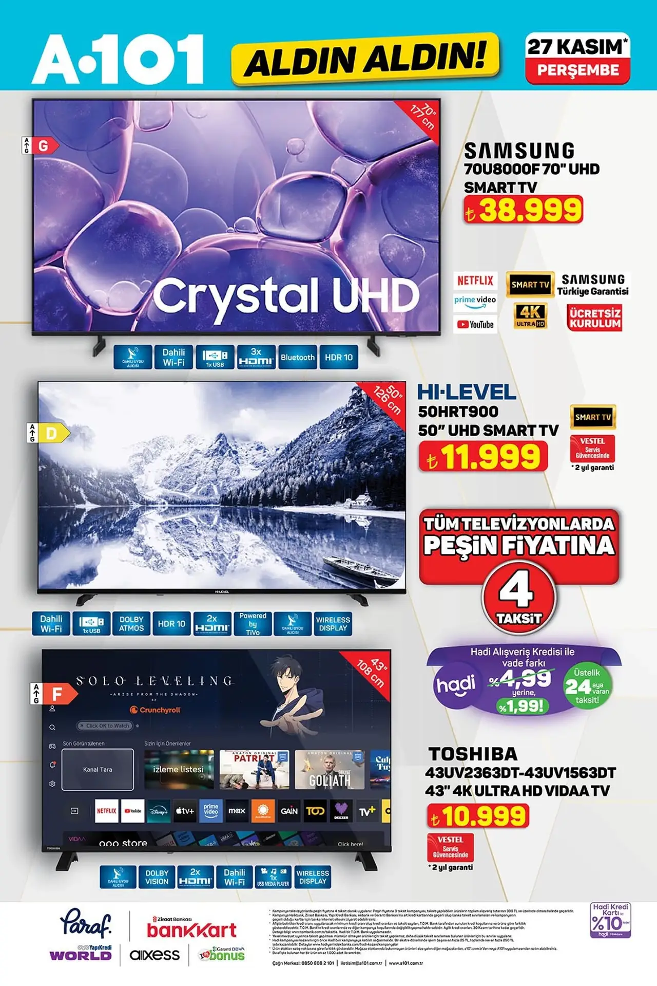 A101 27 Kasım 2025 Aktüel Kataloğu Sayfa 2