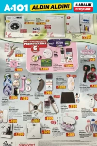 A101 4 Aralık 2025 Aktüel Ürünler Kataloğu