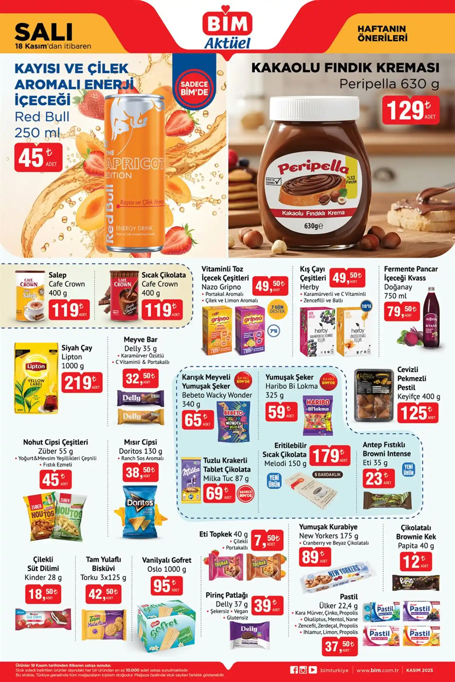 BİM Aktüel 18 Kasım 2025 Salı Kataloğu 2. Sayfası