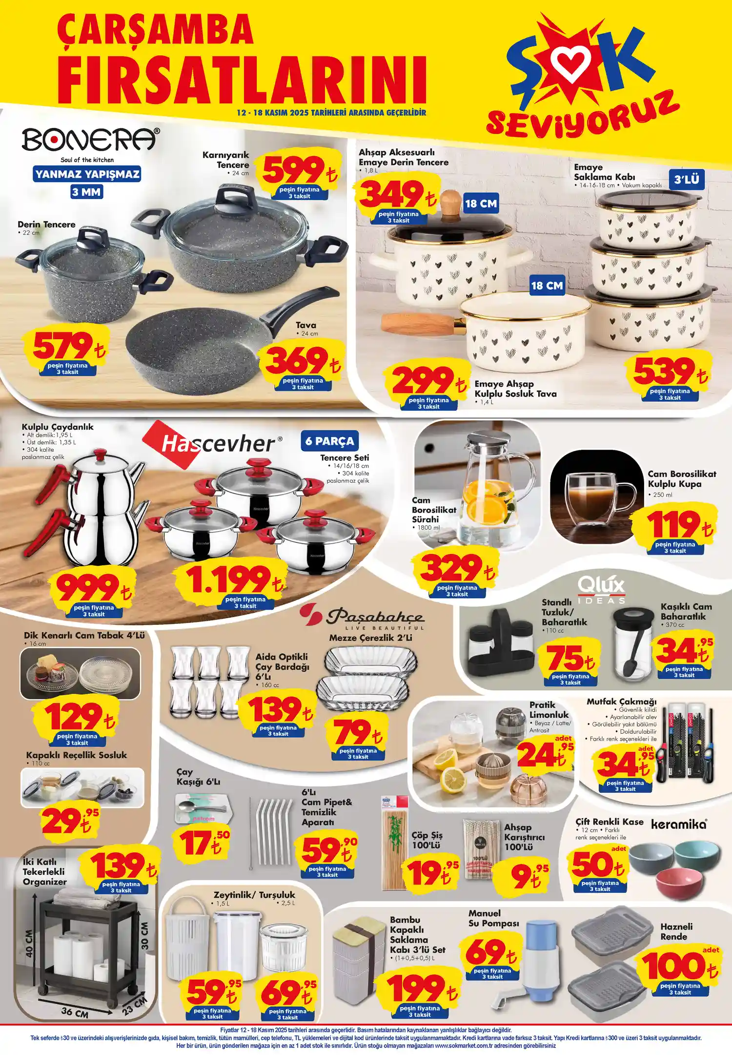 ŞOK 15 Ocak 2025 Mutfak Ürünleri Kataloğu