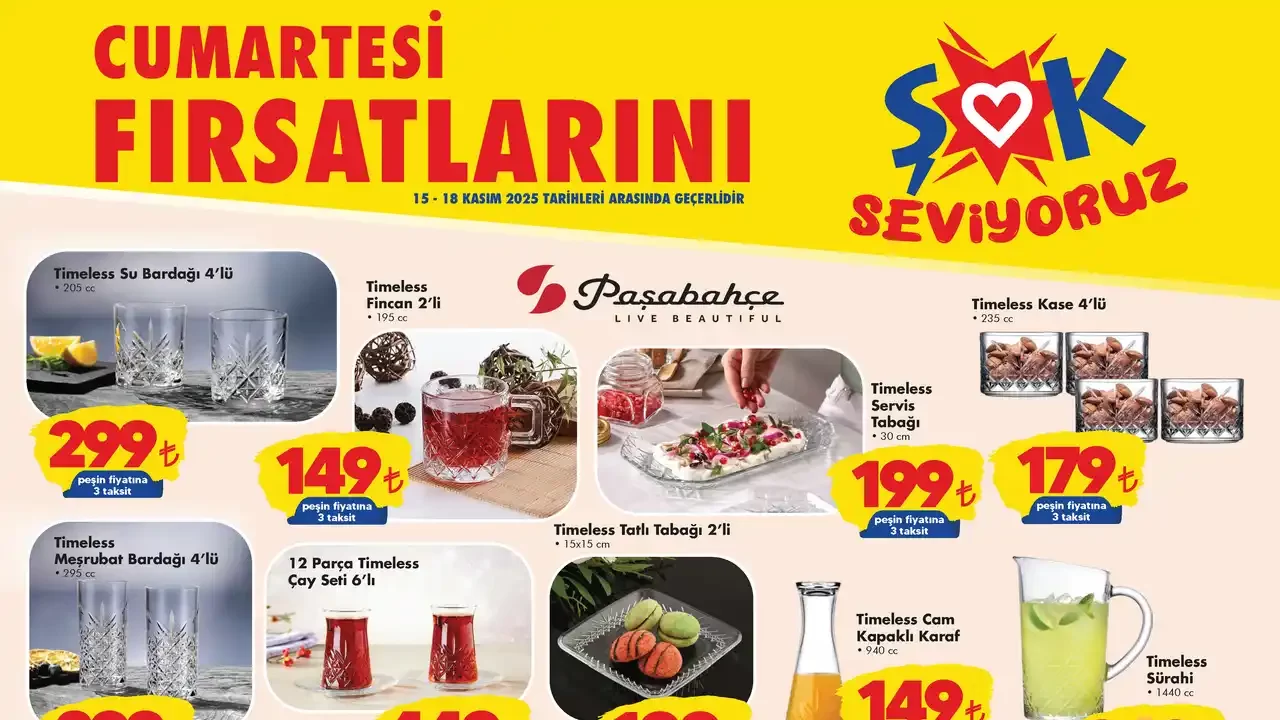 ŞOK 15 Kasım 2025 Aktüel Ürünler Kataloğu