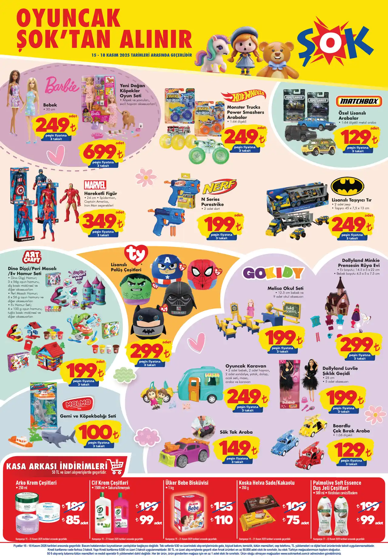 ŞOK 15 Kasım 2025 Oyuncak Kataloğu