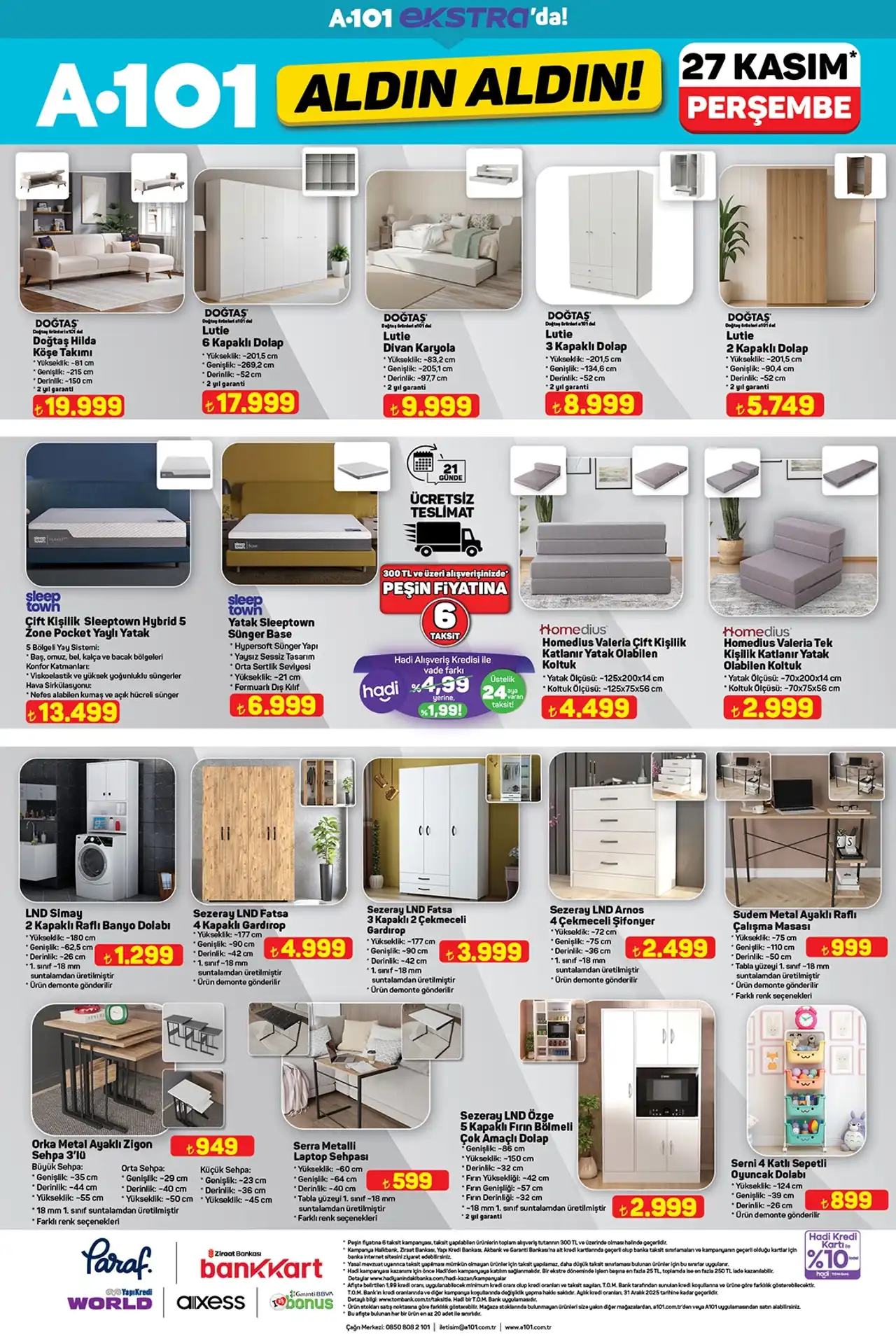 A101 27 Kasım 2025 Ekstra Katalog Sayfa 3