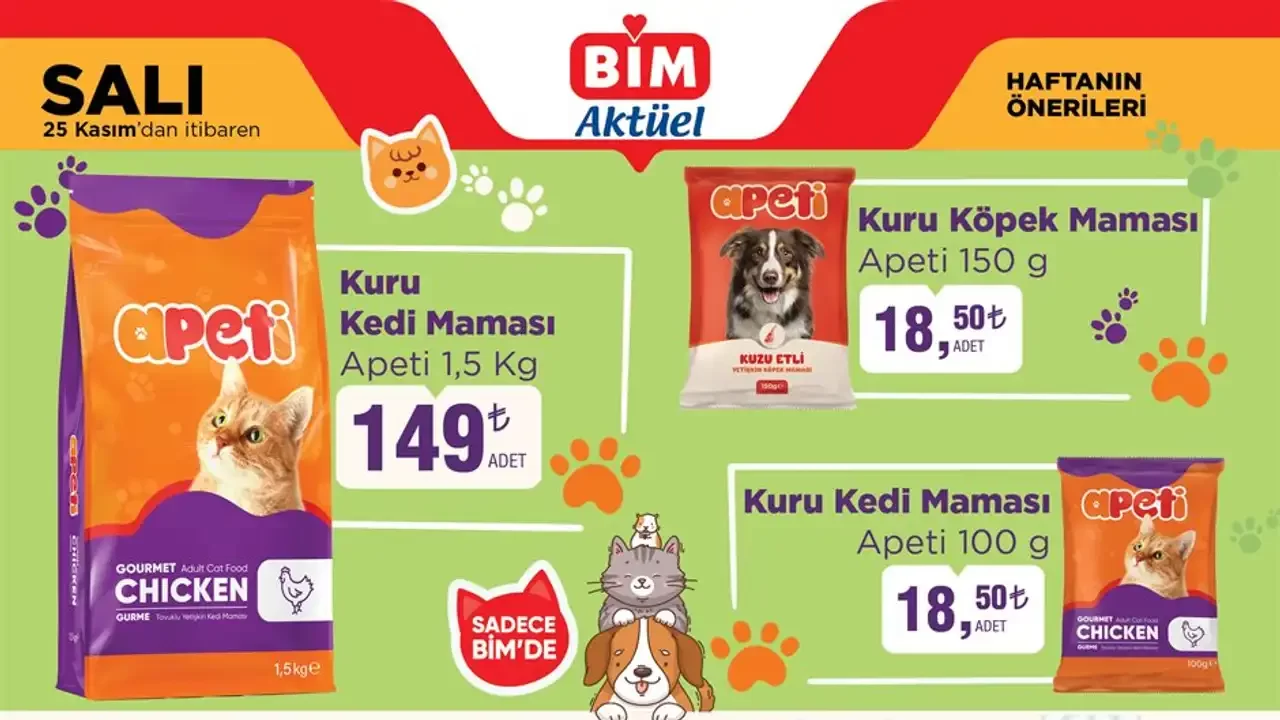 BİM 25 Kasım 2025 Aktüel Ürünler Kataloğu