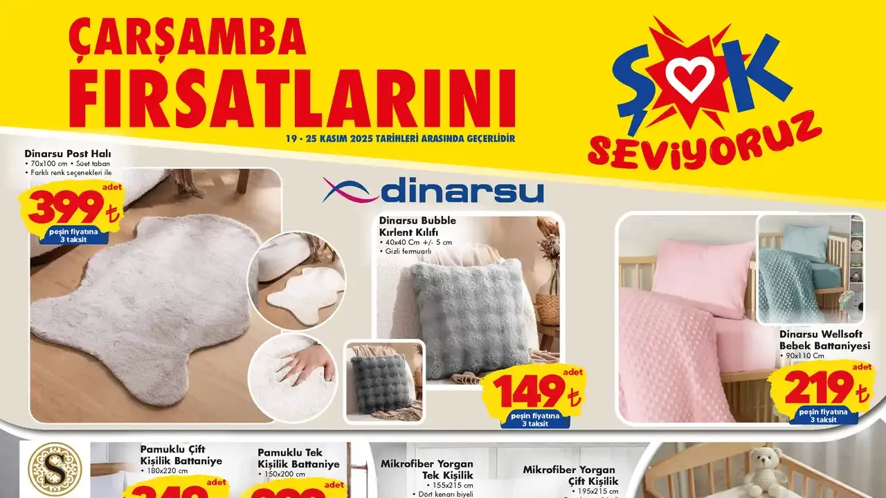 ŞOK 19 Kasım 2025 Aktüel Ürünler Kataloğu