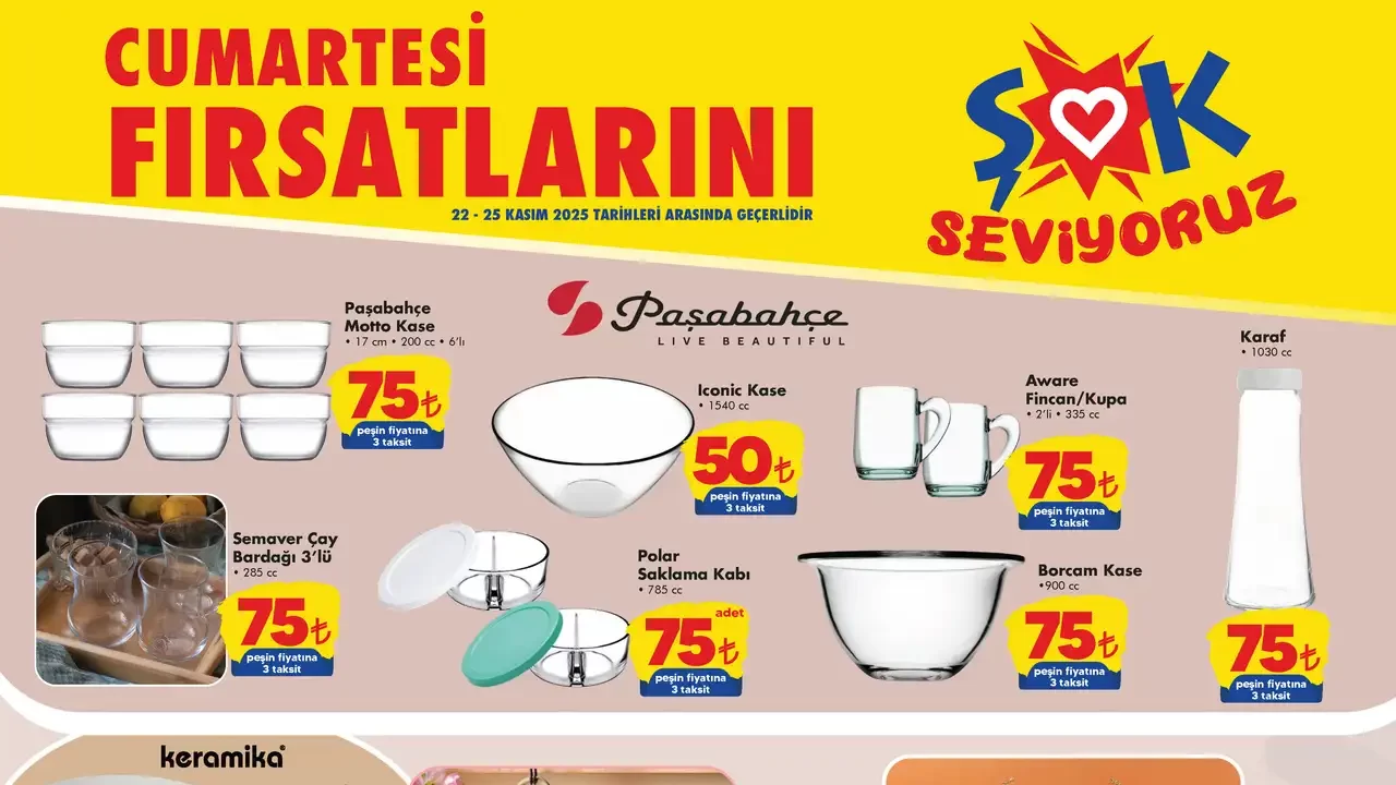 ŞOK 22 Kasım 2025 Aktüel Ürünler Kataloğu