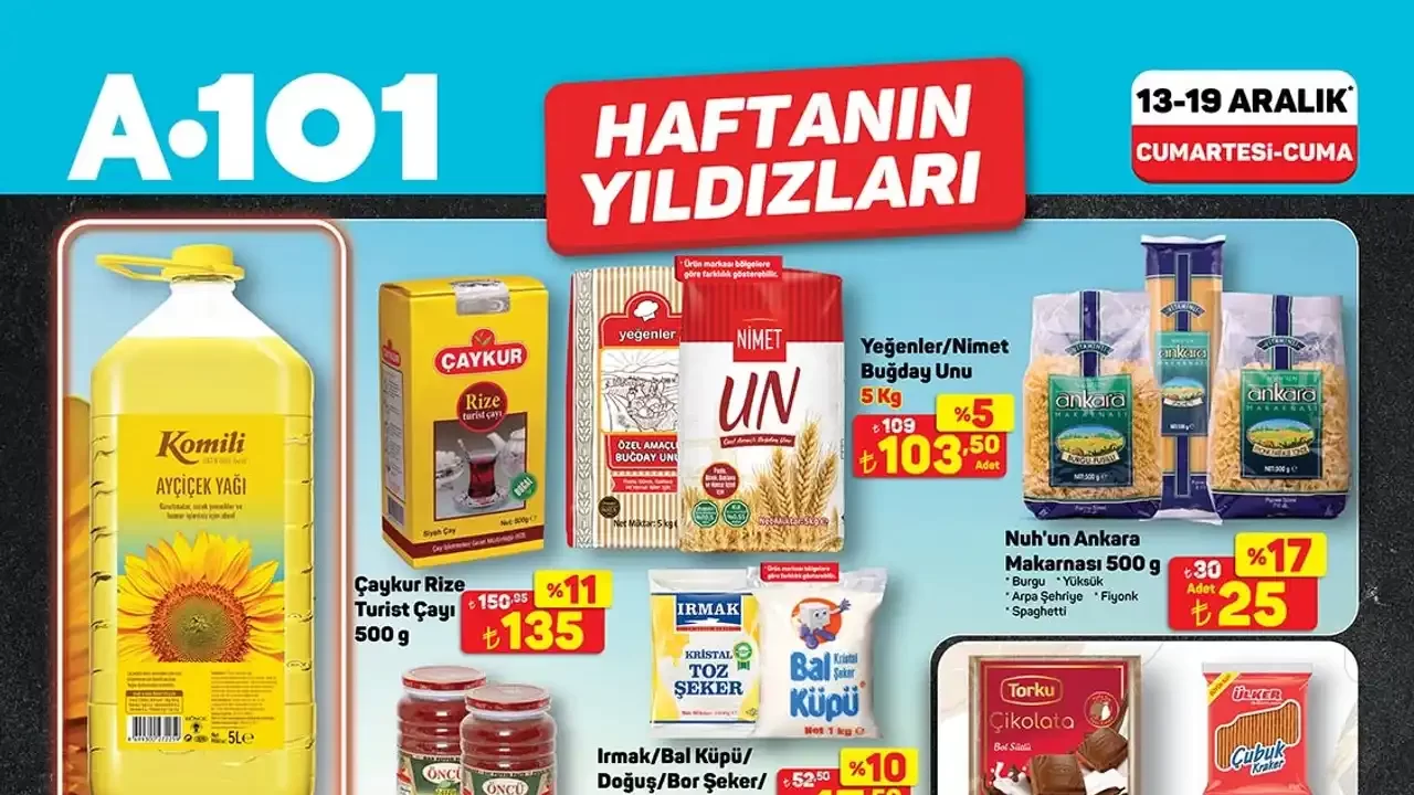 A101 13 Aralık 2025 Aktüel Ürünler Kataloğu