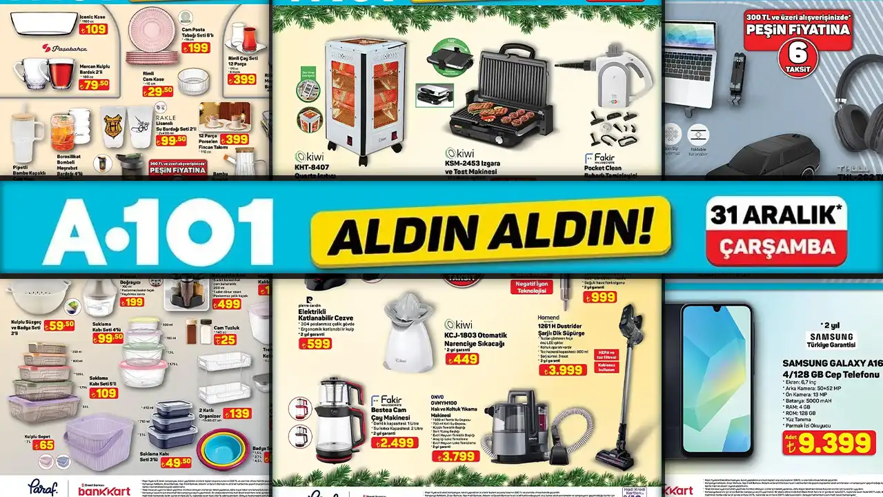 A101 31 Aralık 2025 Aktüel Ürünler Kataloğu