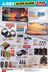 A101 8 Ocak 2026 Aktüel Ürünler Kataloğu