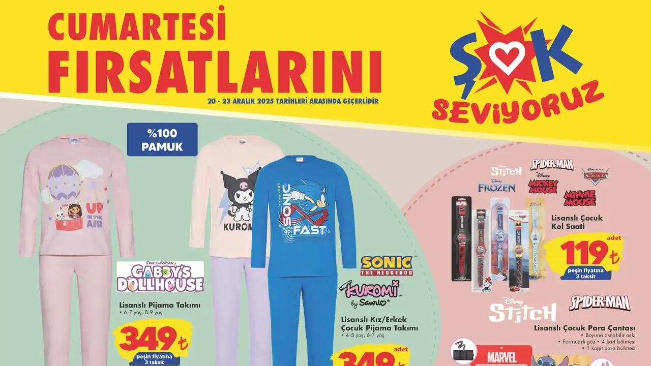 ŞOK 20 Aralık 2025 Aktüel Ürünler Kataloğu