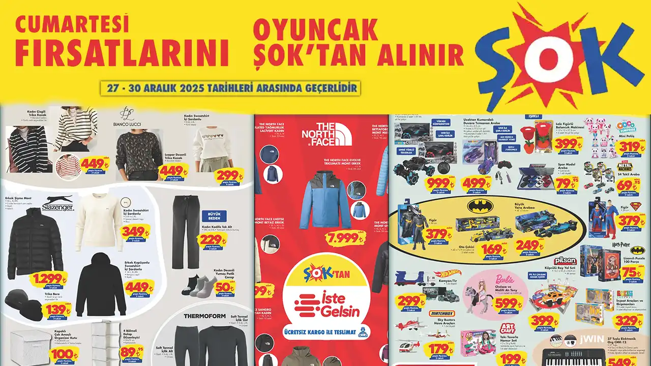 ŞOK 27 Aralık 2025 Aktüel Ürünler Kataloğu