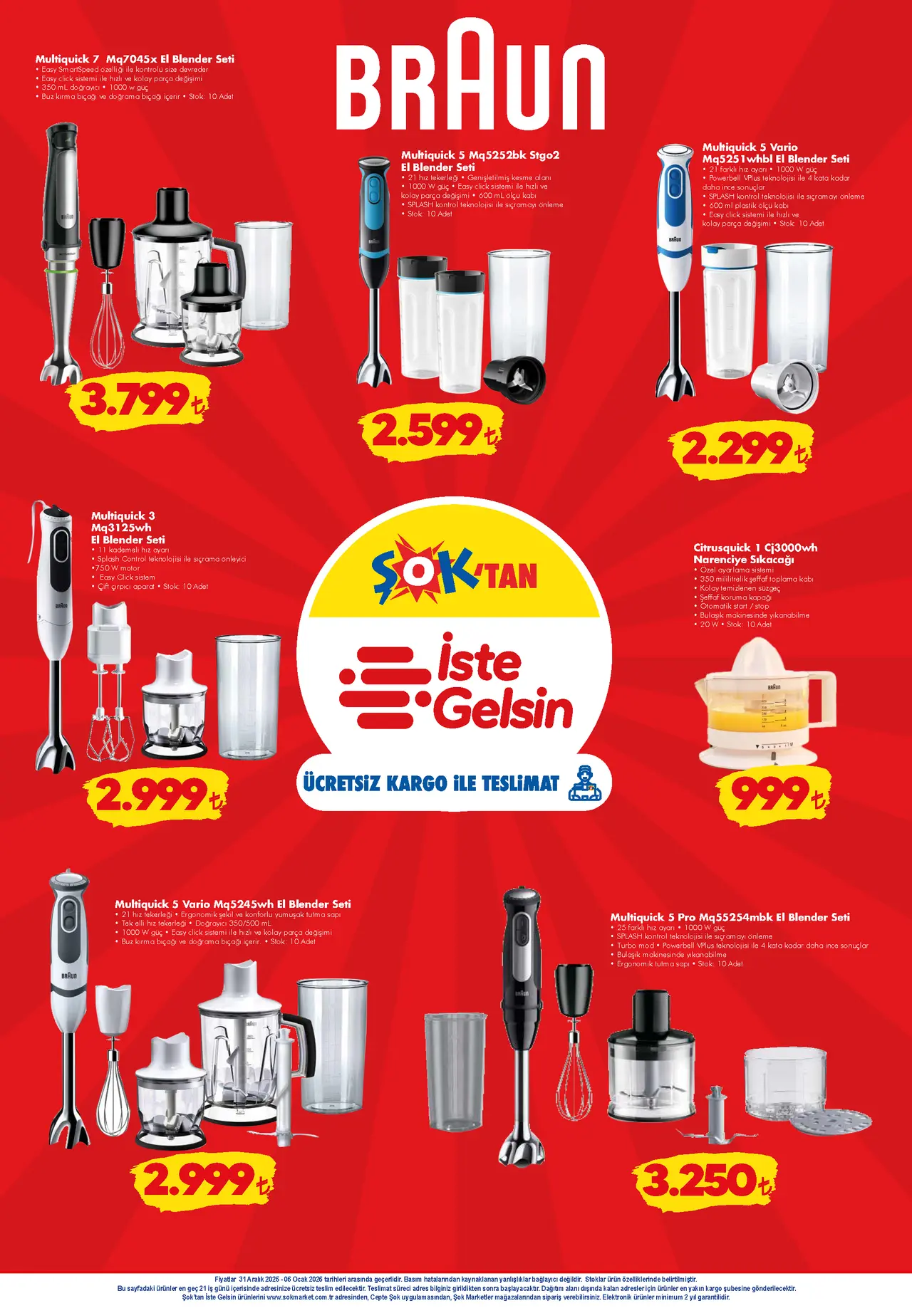 ŞOK 31 Aralık 2025 Aktüel Kataloğu Görsel 8