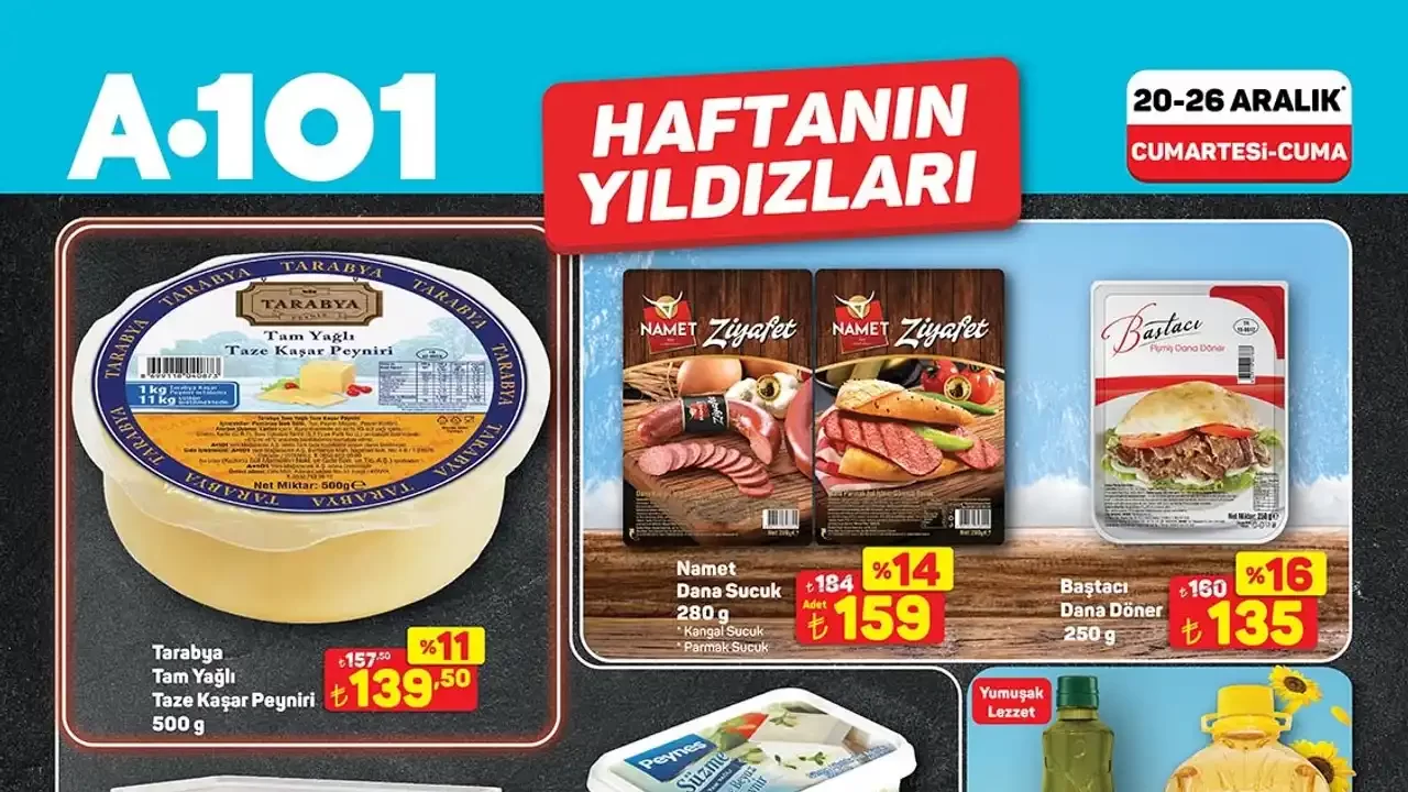 A101 20 Aralık 2025 Aktüel Ürünler Kataloğu