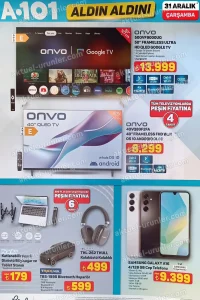 A101 31 Aralık 2025 Aktüel Ürünler Kataloğu