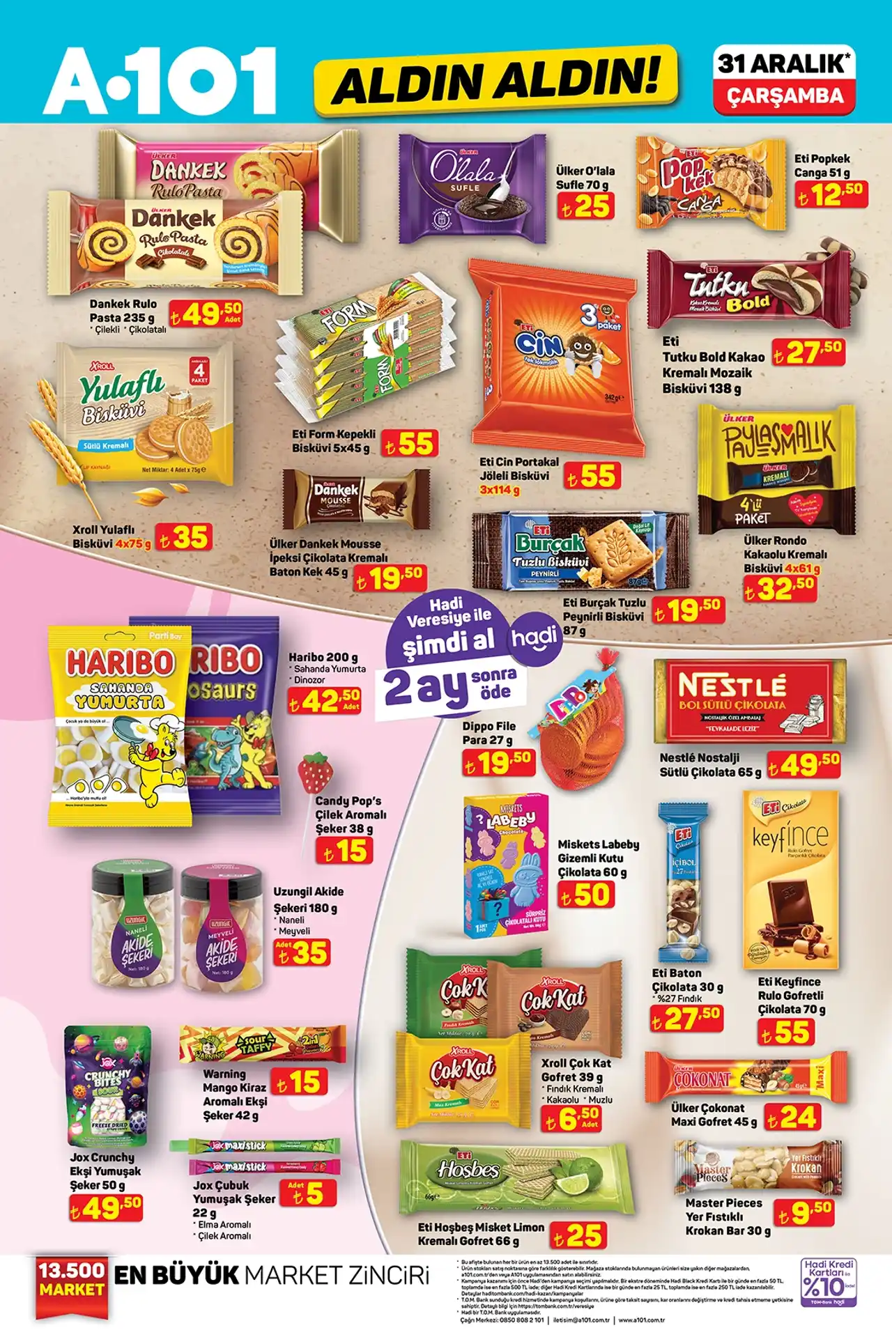 A101 31 Aralık 2026 Katalog Ek Sayfa 1