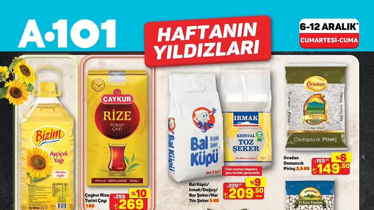 A101 6 Aralık 2025 Aktüel Ürünler Kataloğu