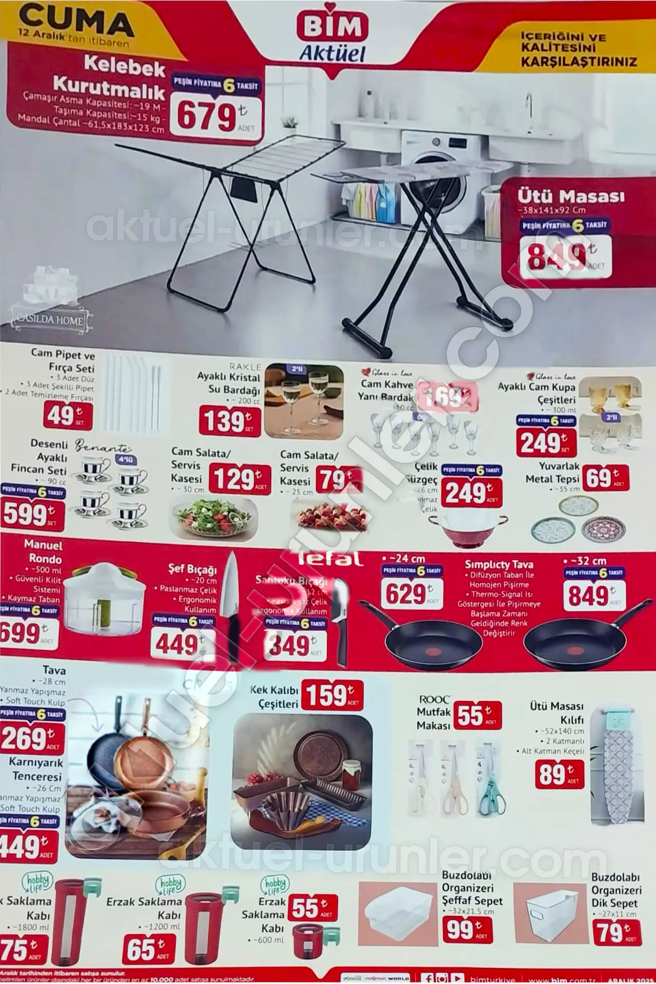 BİM 12 Aralık 2025 Aktüel Kataloğu Sayfa 1