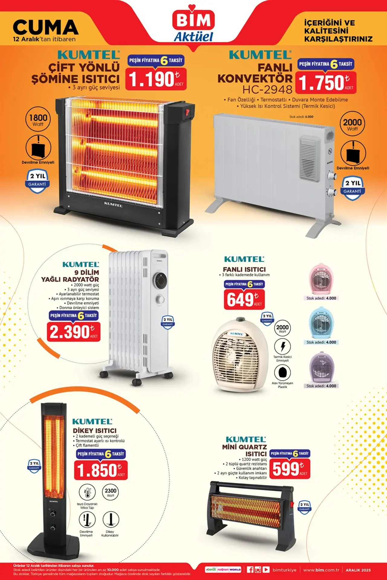 BİM 12 Aralık 2025 Kataloğu Sayfa 4