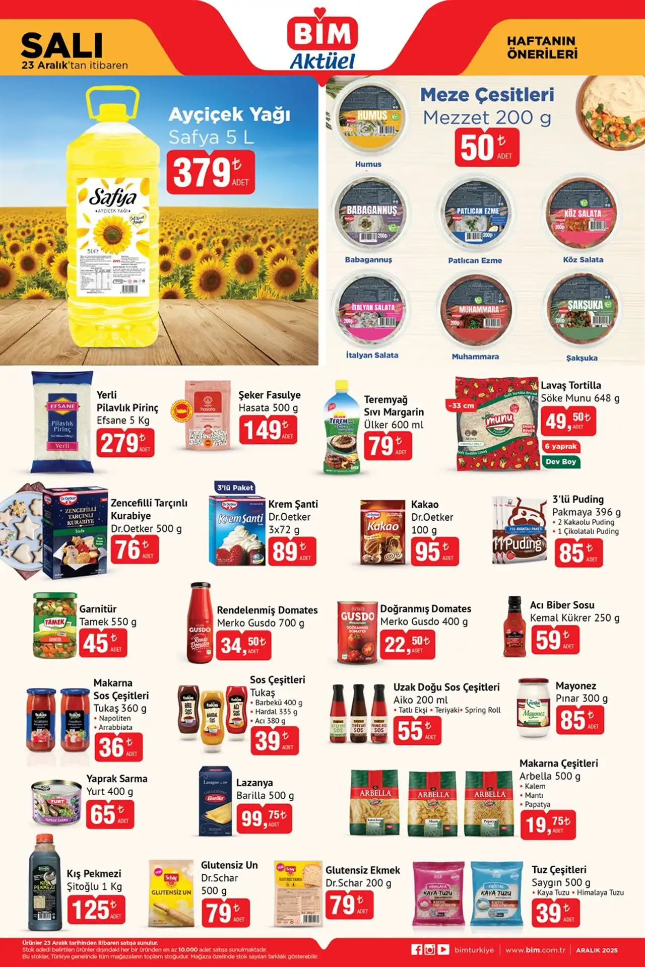BİM 23 Aralık 2025 Aktüel Katalog Sayfası 1