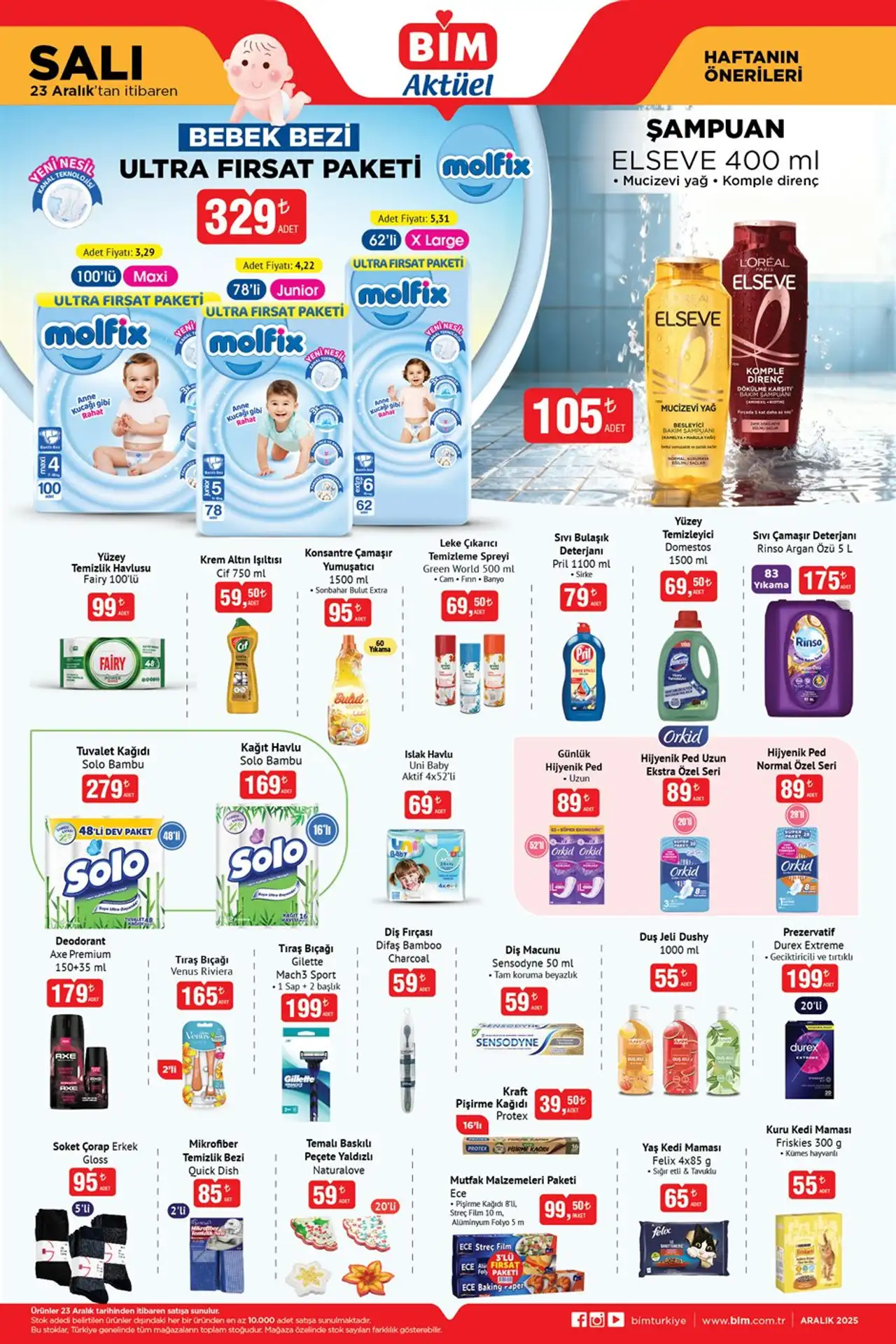BİM 23 Aralık 2025 Aktüel Katalog Sayfası 3