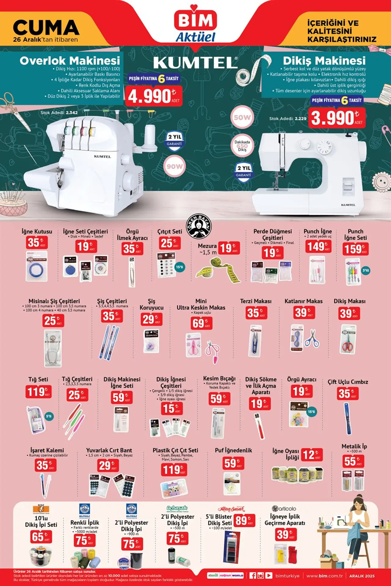 BİM 26 Aralık 2025 Kataloğu Bölüm 4