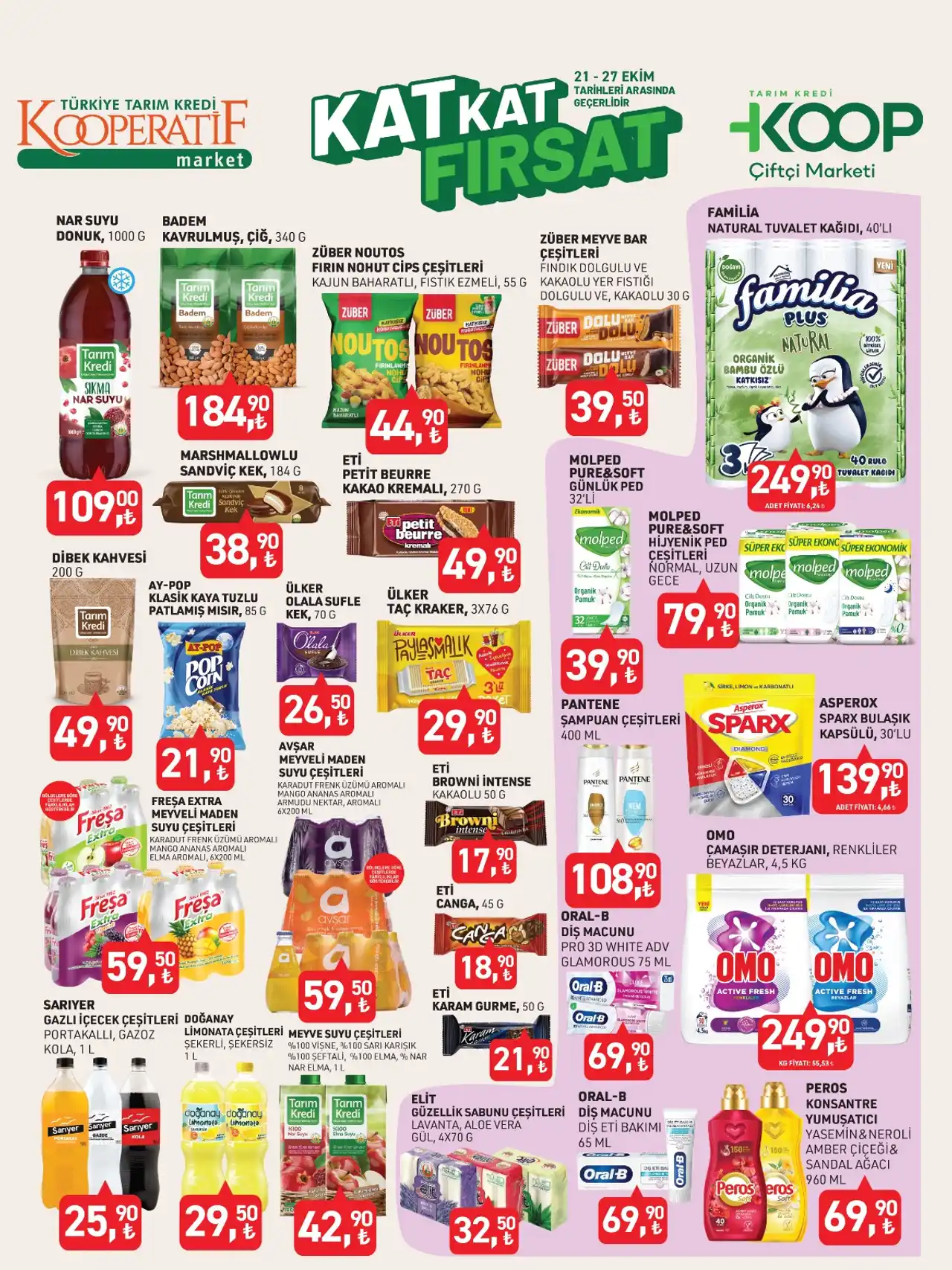 KOOP - Tarım Kredi Kooperatifi 21 EKİM 2025 Aktüel Ürünler Kataloğu Sayfa 1