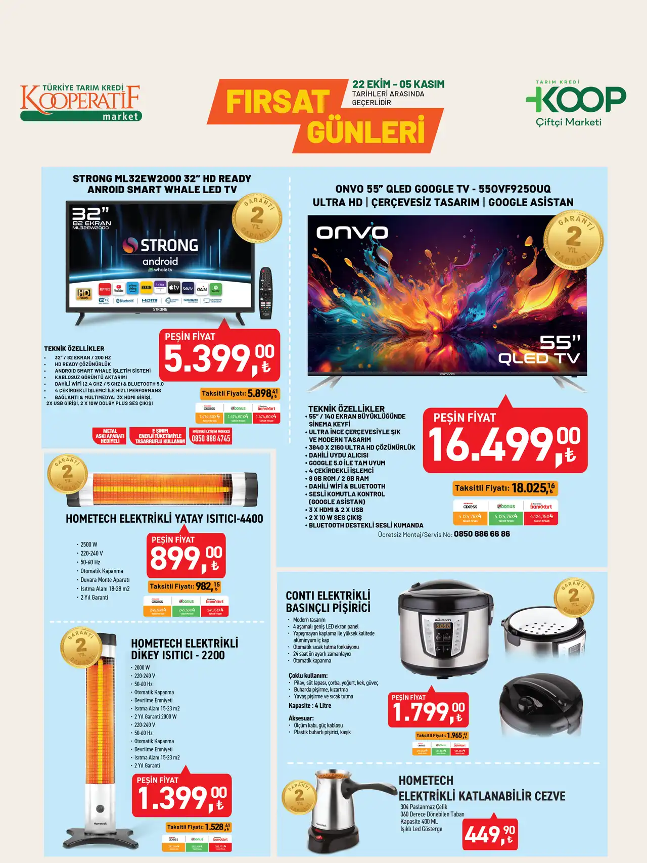 KOOP - Tarım Kredi Kooperatifi 22 EKİM 2025 Aktüel Ürünler Kataloğu Sayfa 2