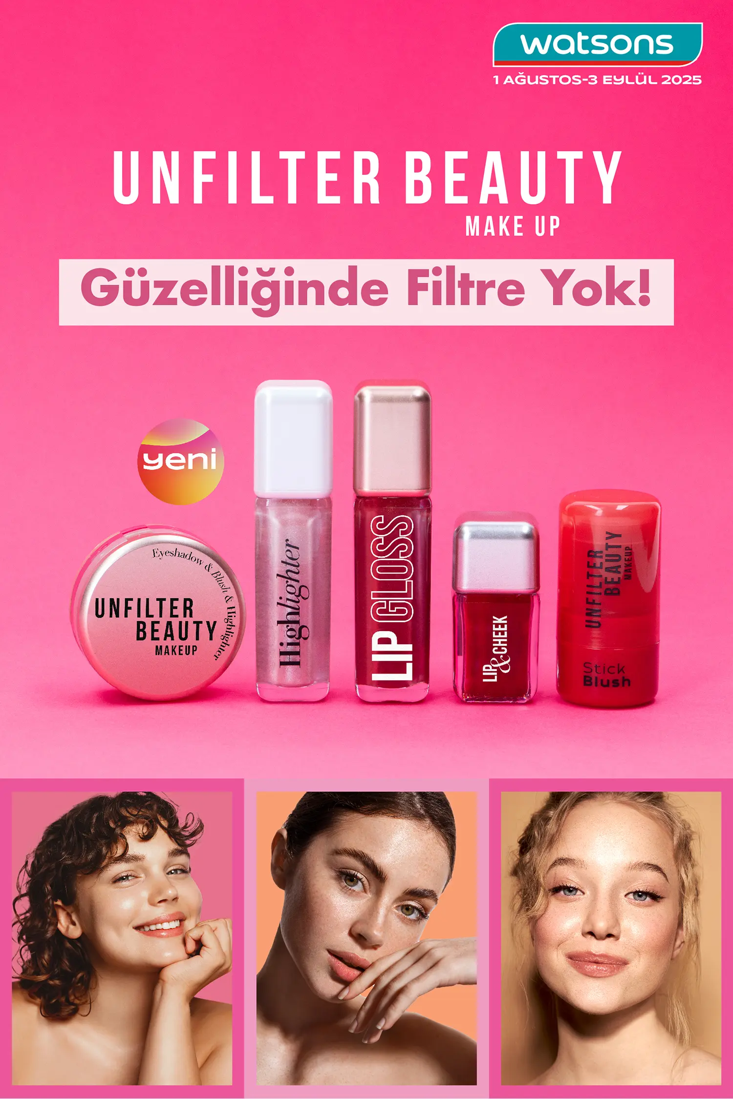 Watsons Ağustos 2025 Aktüel Ürünler Kataloğu 1. Sayfa