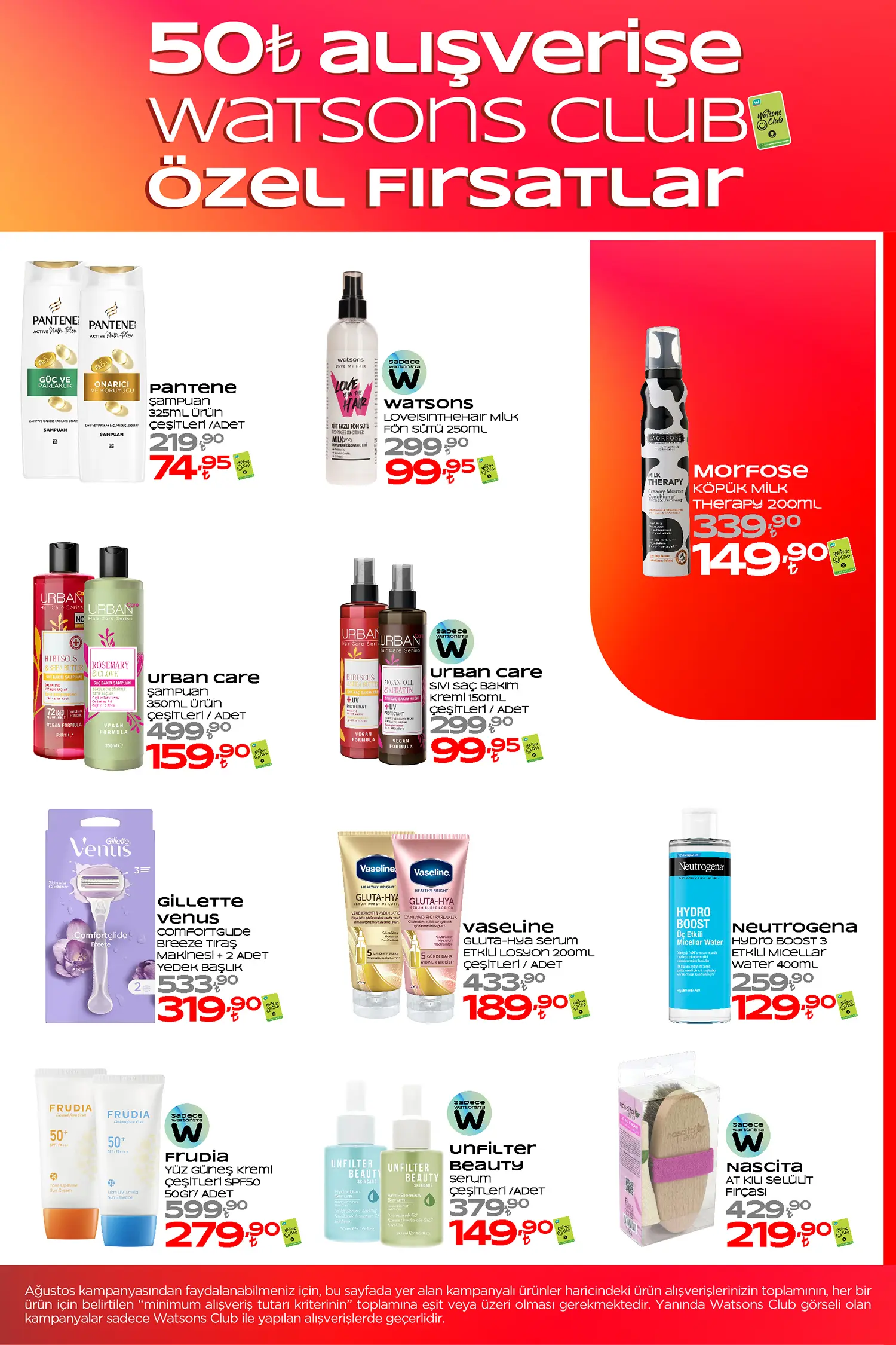 Watsons Ağustos 2025 Aktüel Ürünler Kataloğu 3. Sayfa