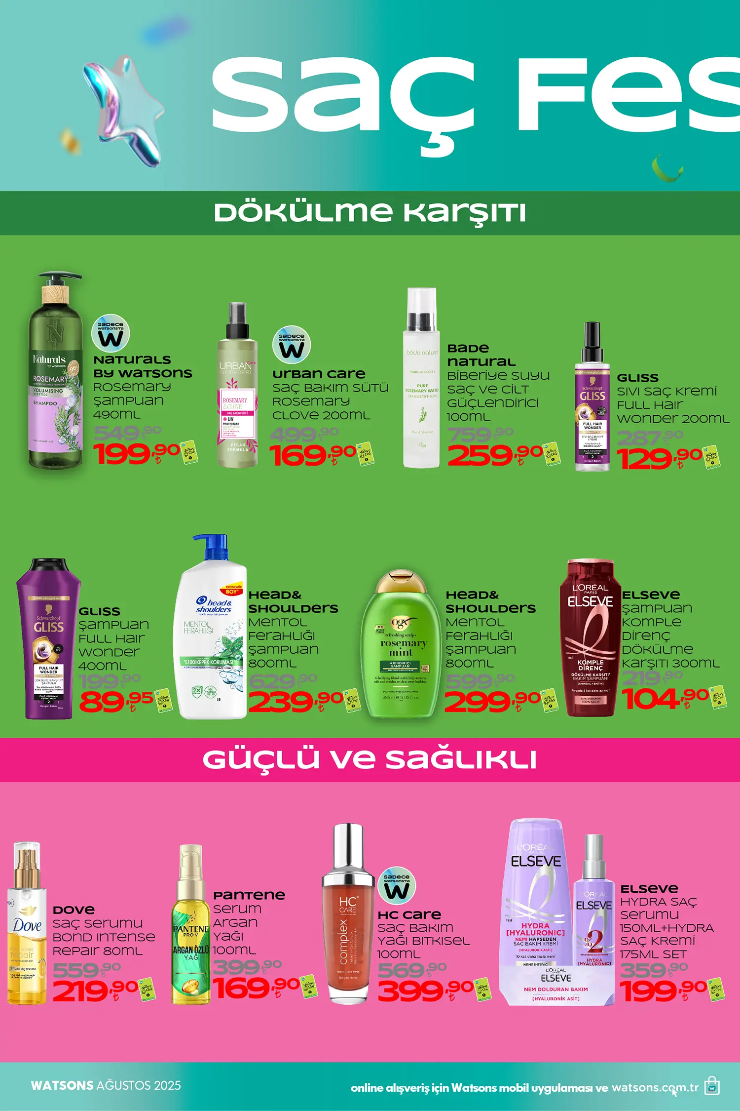Watsons Ağustos 2025 Aktüel Ürünler Kataloğu 6. Sayfa