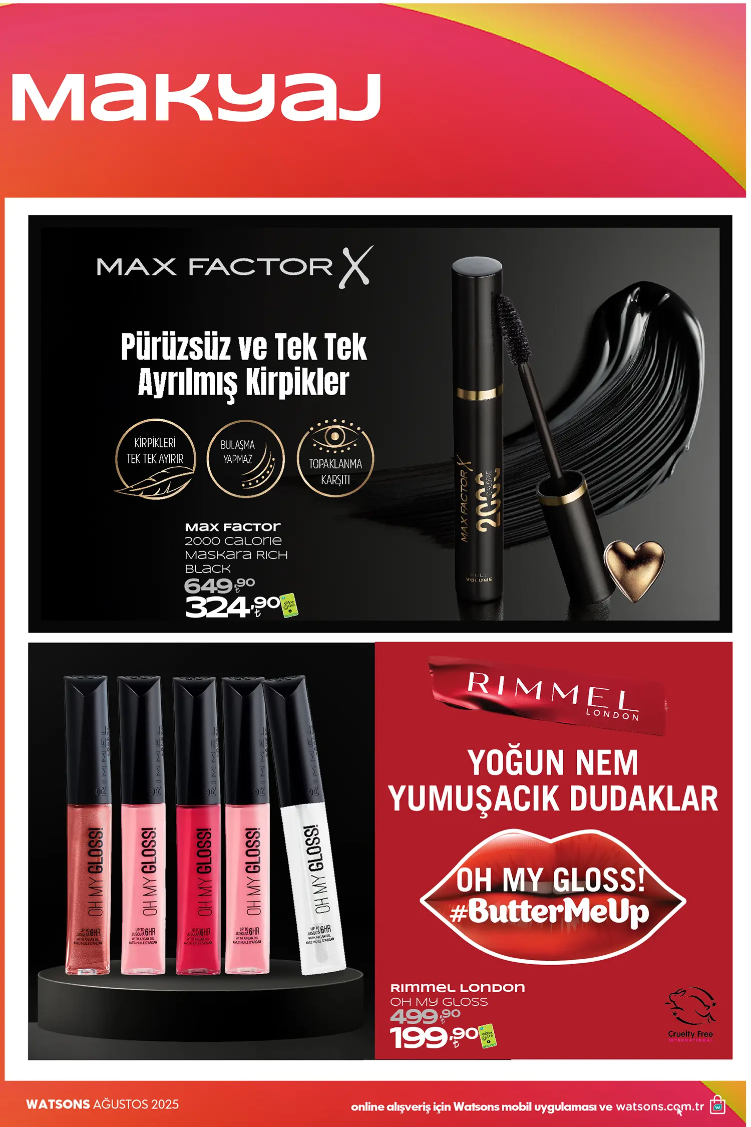 Watsons Ağustos 2025 Aktüel Ürünler Kataloğu 12. Sayfa