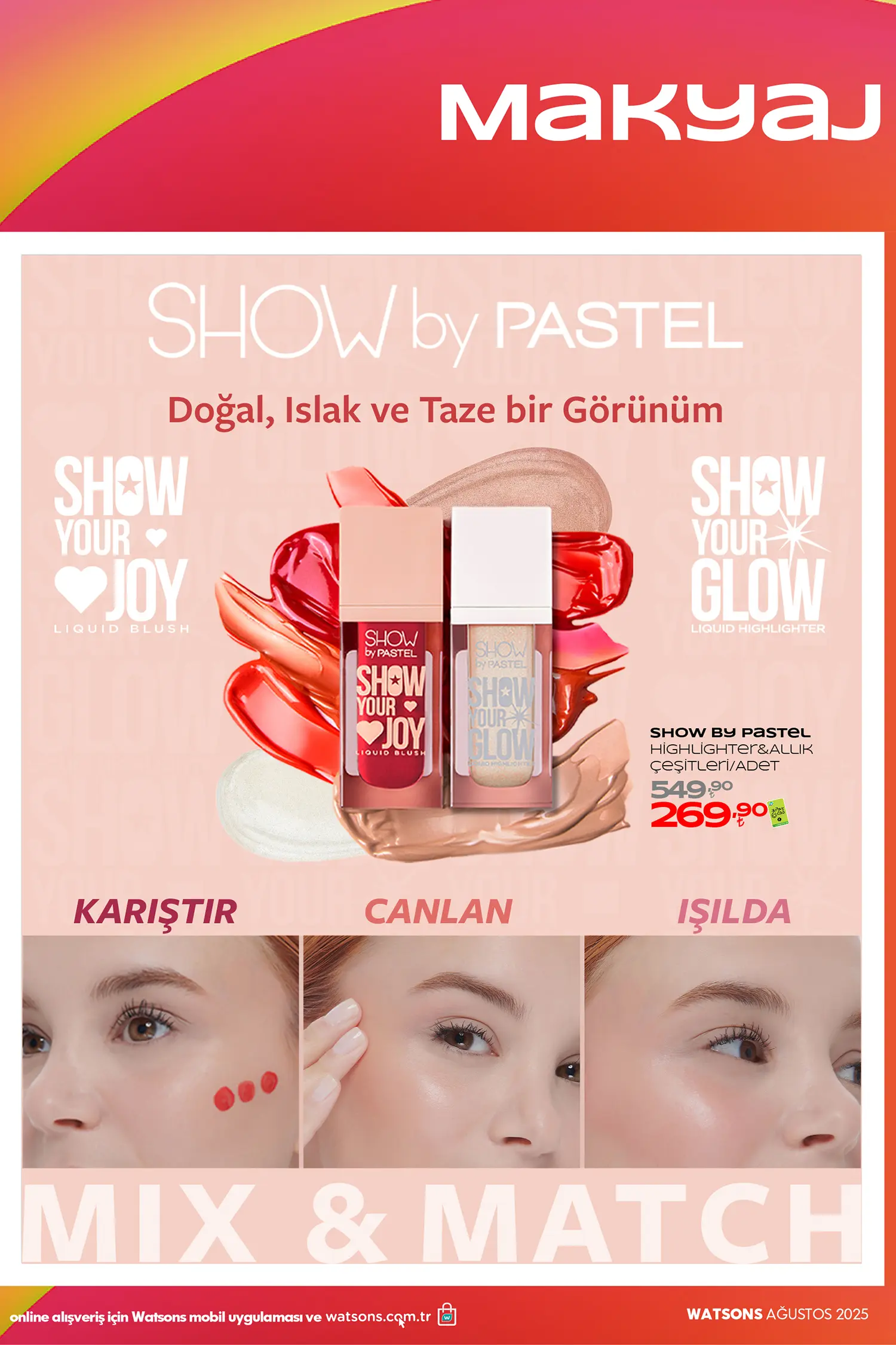Watsons Ağustos 2025 Aktüel Ürünler Kataloğu 13. Sayfa