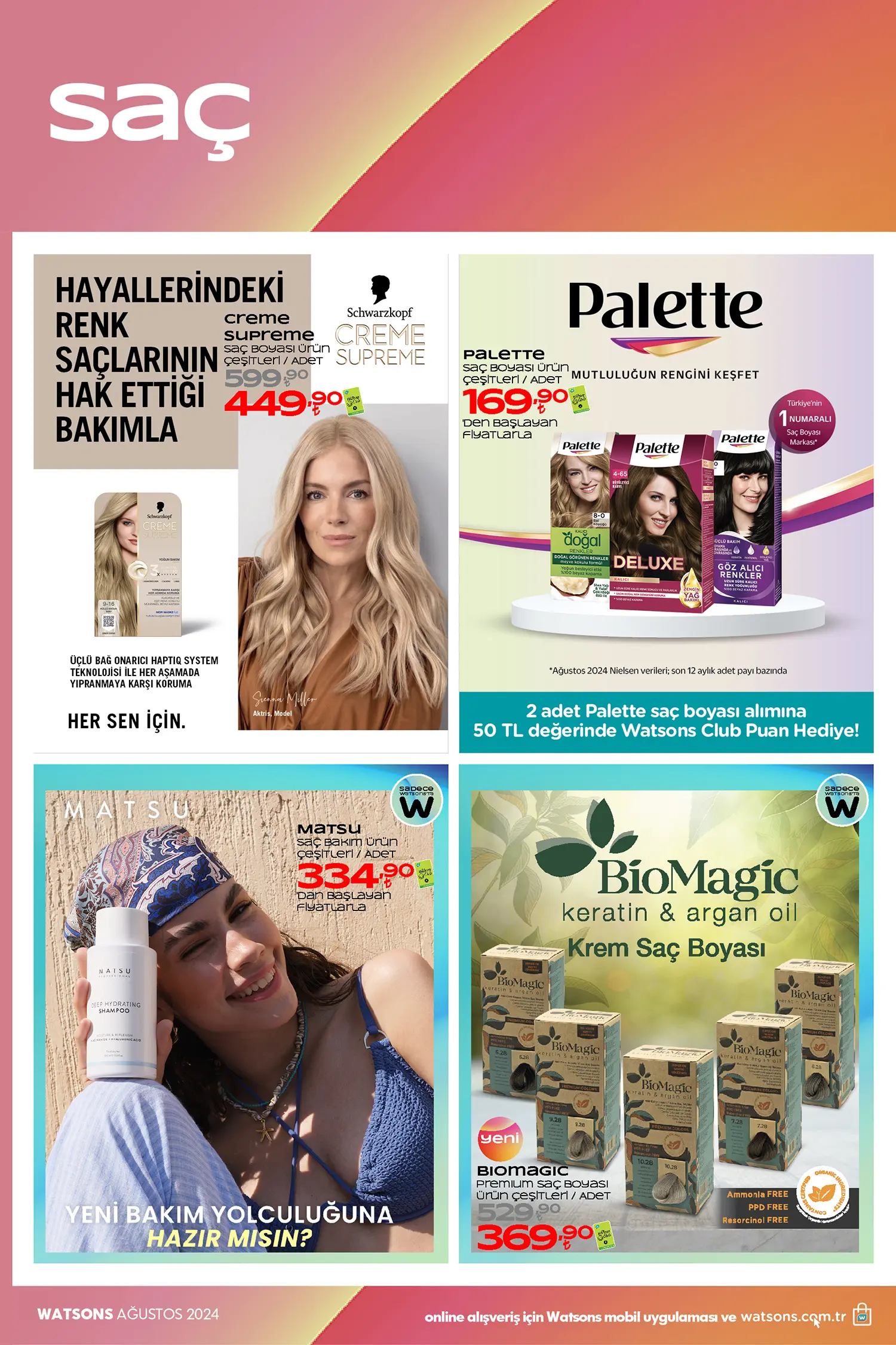 Watsons Ağustos 2025 Aktüel Ürünler Kataloğu 33. Sayfa