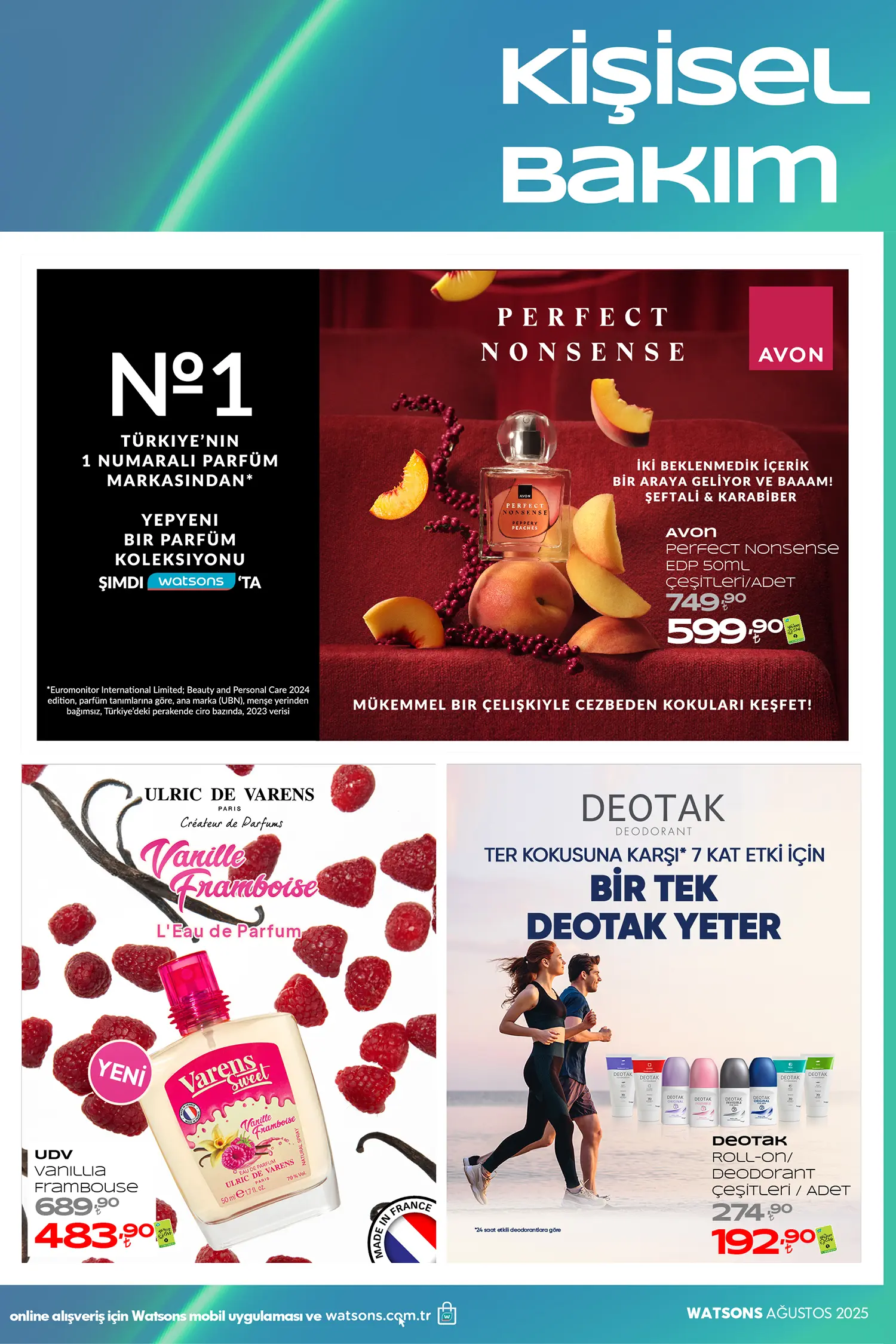 Watsons Ağustos 2025 Aktüel Ürünler Kataloğu 38. Sayfa
