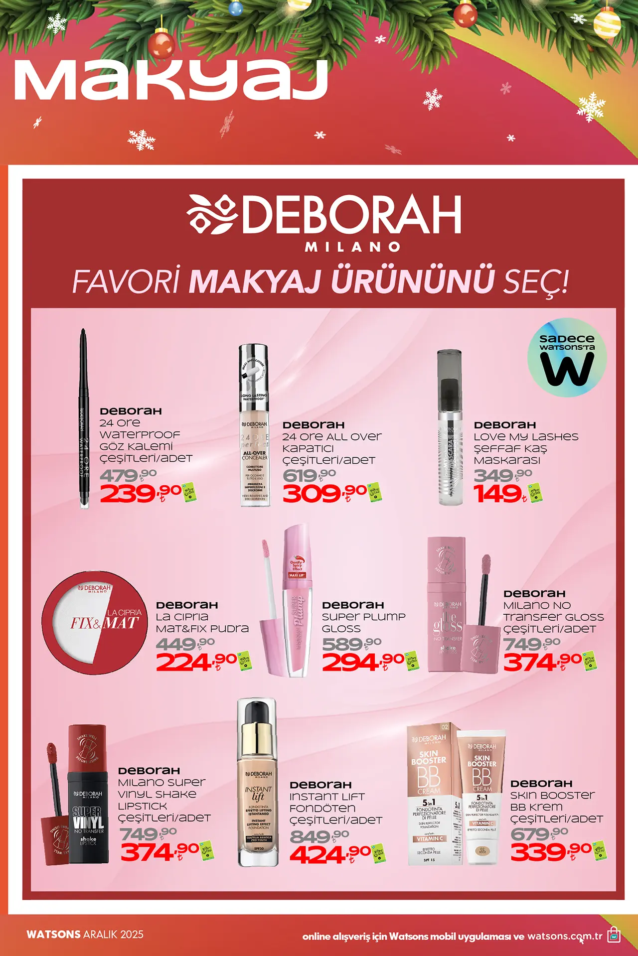 Watsons Aralık 2025 Aktüel Ürünler Kataloğu 7. Sayfa