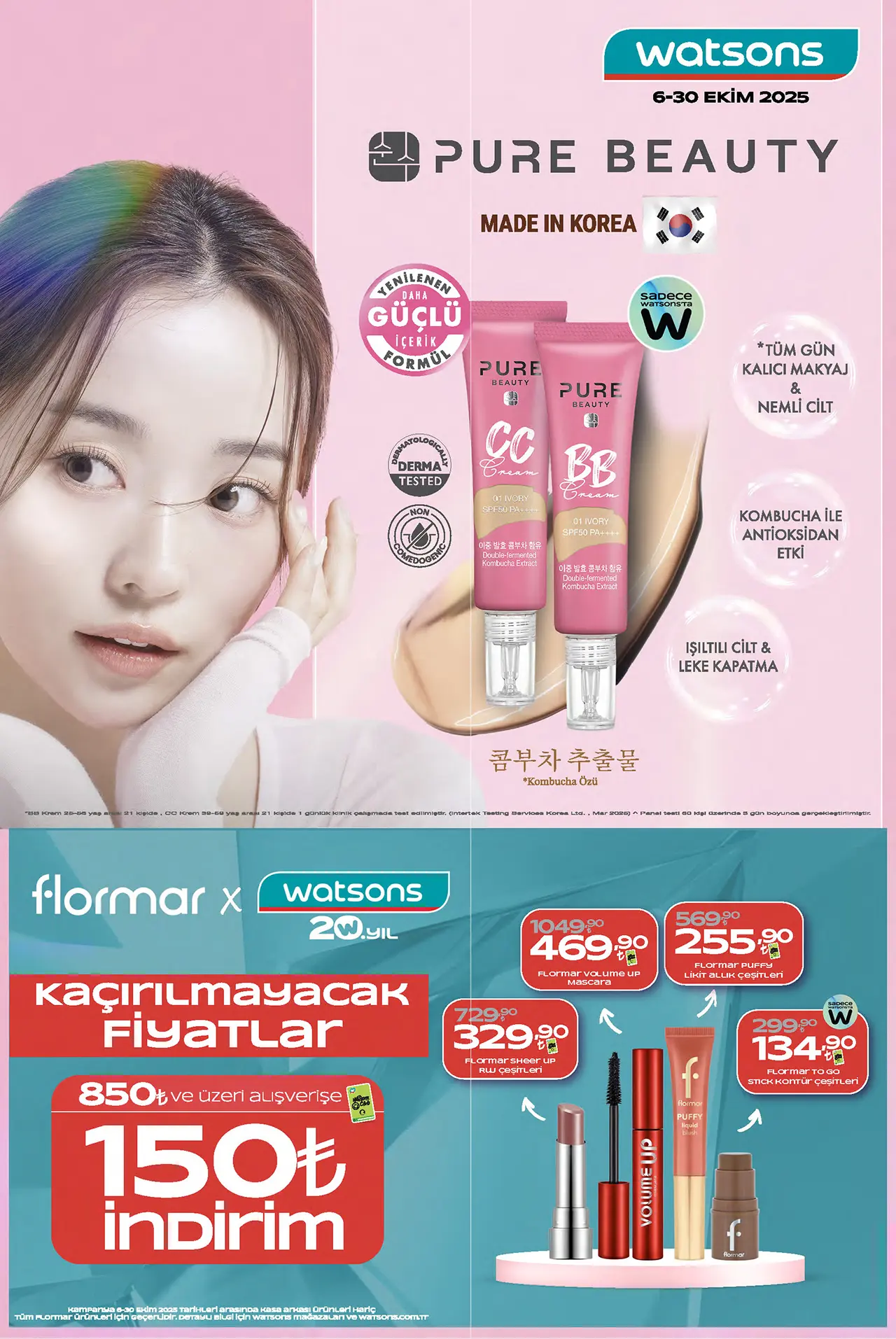 Watsons Ekim 2025 Aktüel Ürünler Kataloğu 1. Sayfa
