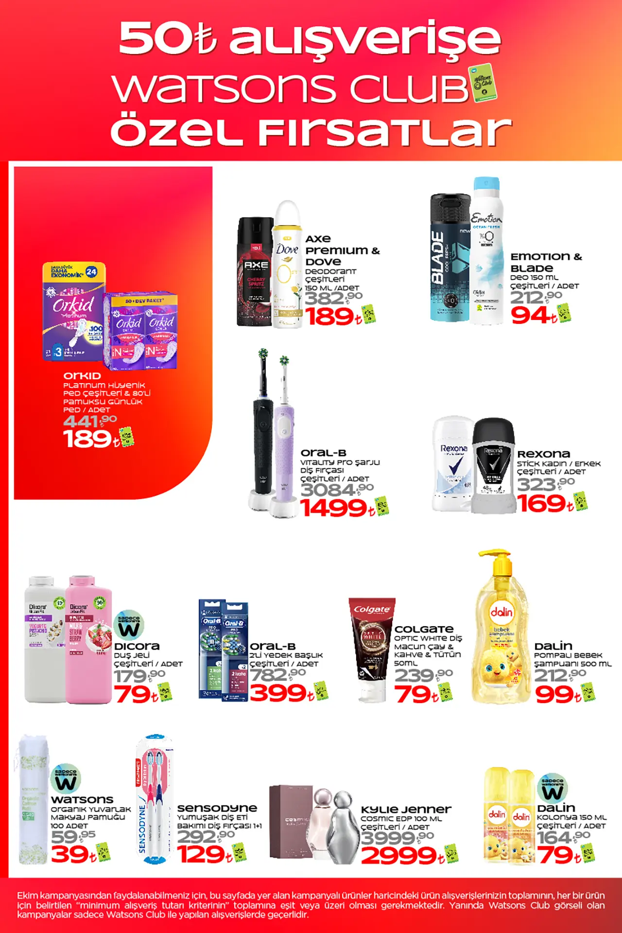 Watsons Ekim 2025 Aktüel Ürünler Kataloğu 4. Sayfa