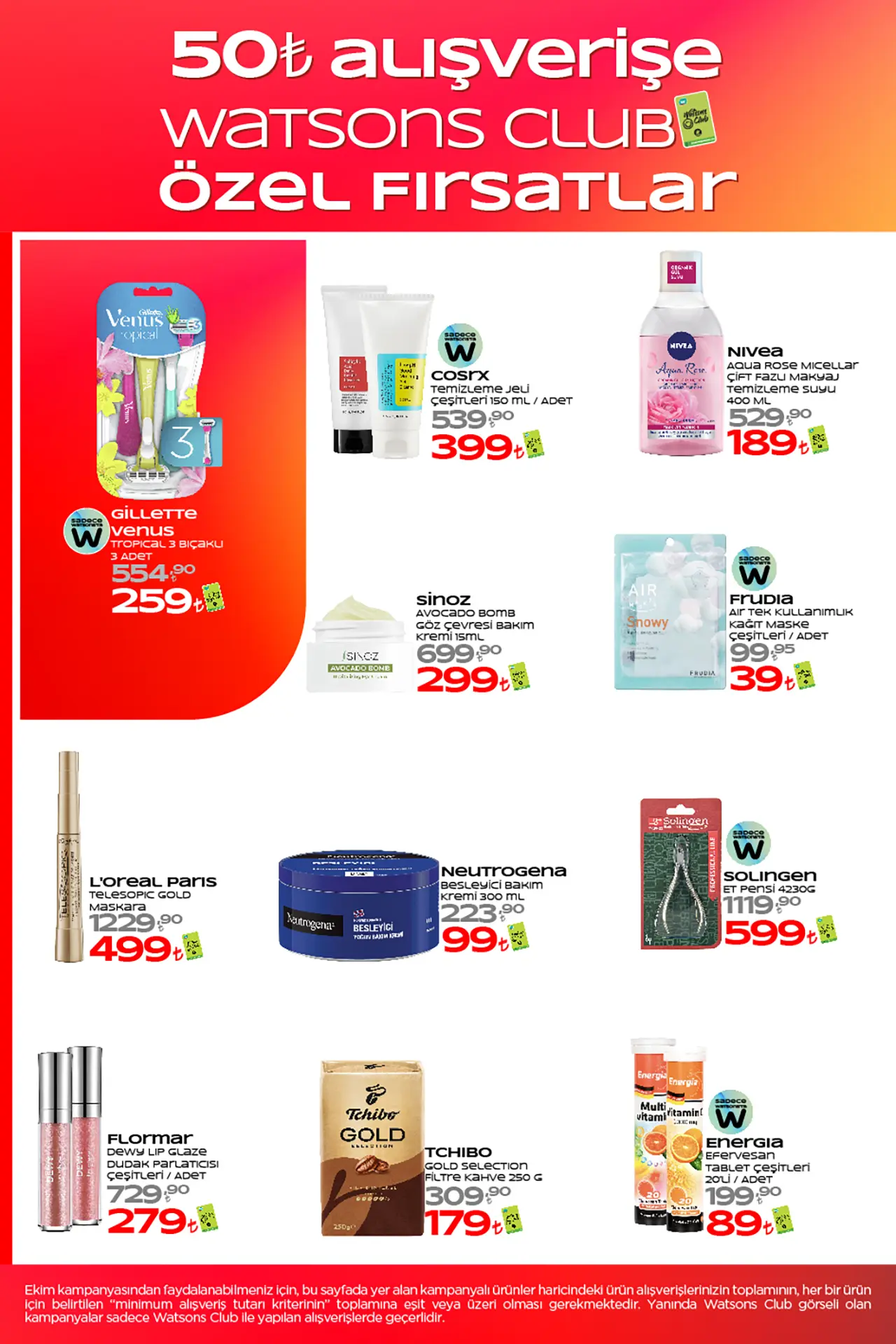 Watsons Ekim 2025 Aktüel Ürünler Kataloğu 6. Sayfa