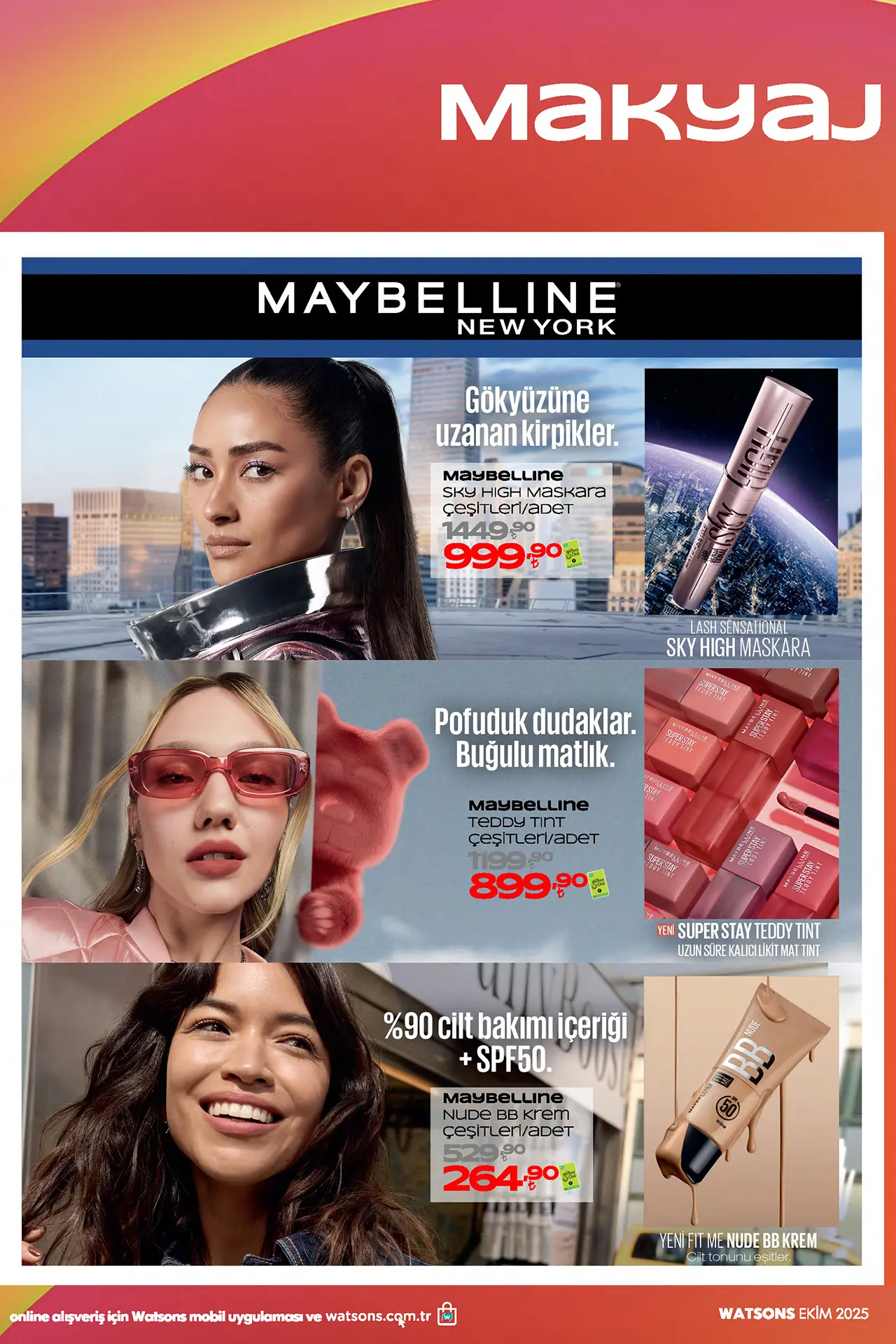 Watsons Ekim 2025 Aktüel Ürünler Kataloğu 11. Sayfa