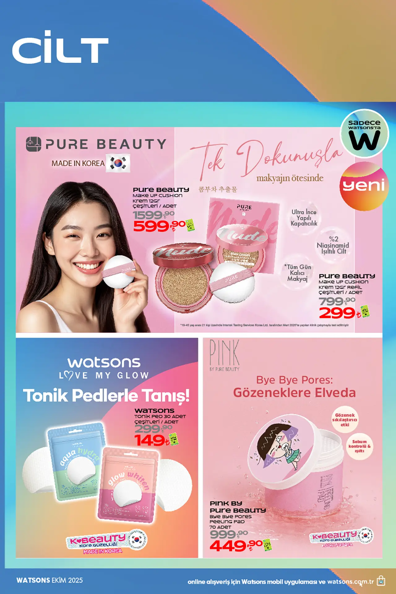 Watsons Ekim 2025 Aktüel Ürünler Kataloğu 16. Sayfa