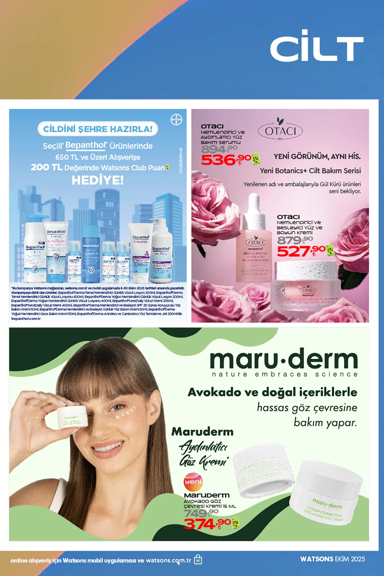 Watsons Ekim 2025 Aktüel Ürünler Kataloğu 21. Sayfa