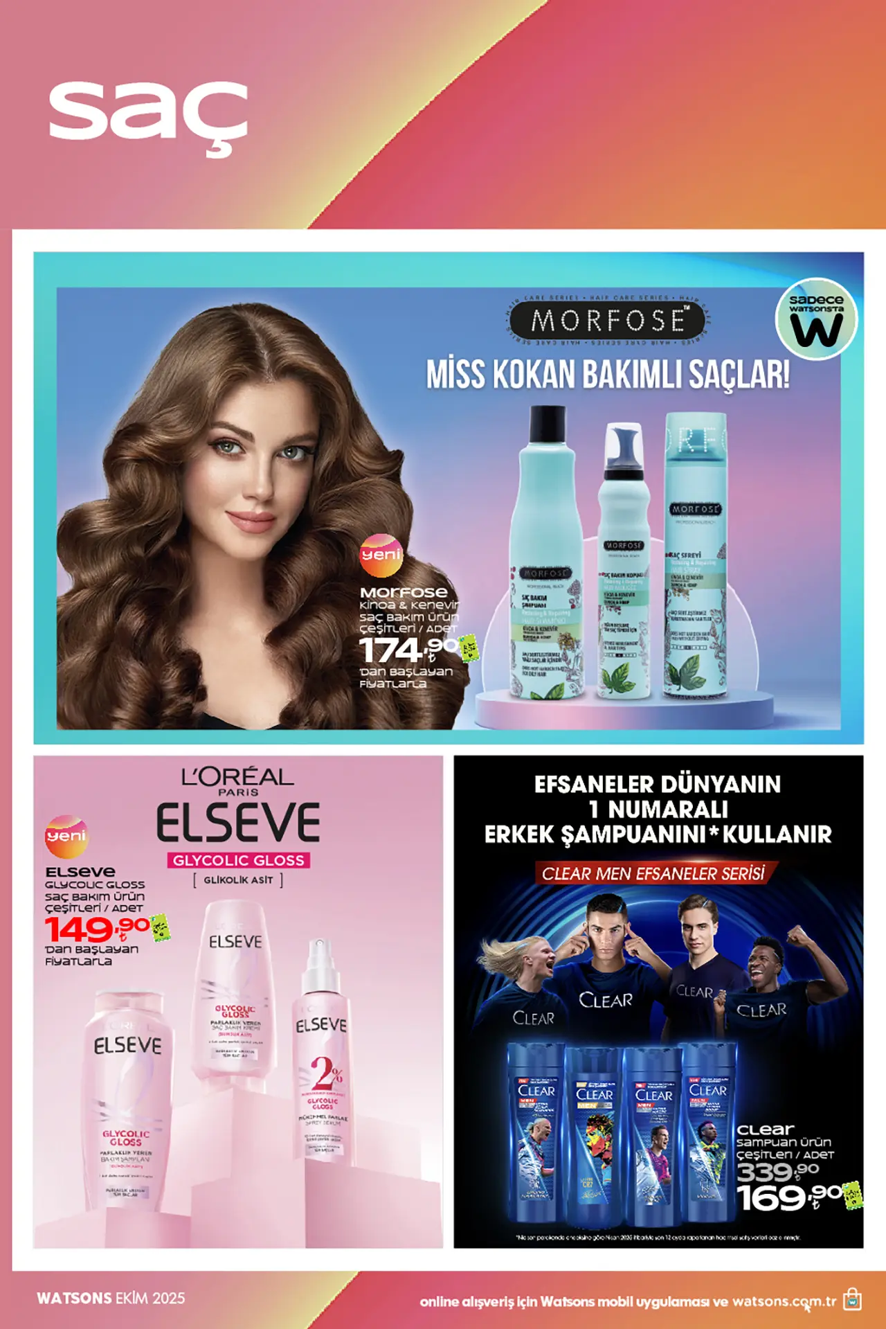 Watsons Ekim 2025 Aktüel Ürünler Kataloğu 32. Sayfa