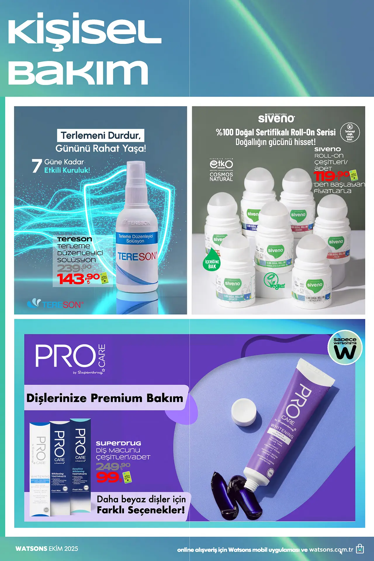 Watsons Ekim 2025 Aktüel Ürünler Kataloğu 38. Sayfa
