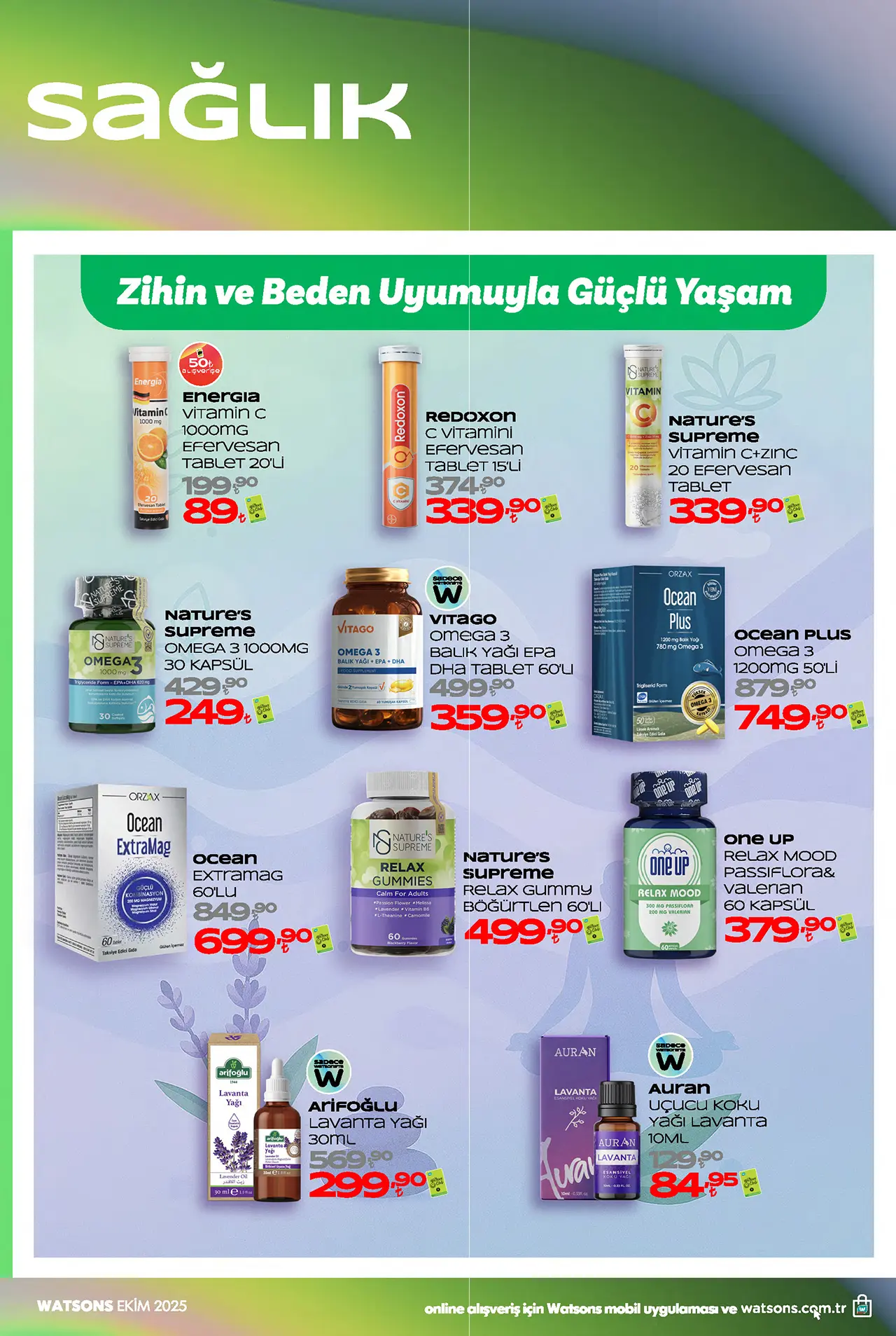 Watsons Ekim 2025 Aktüel Ürünler Kataloğu 44. Sayfa