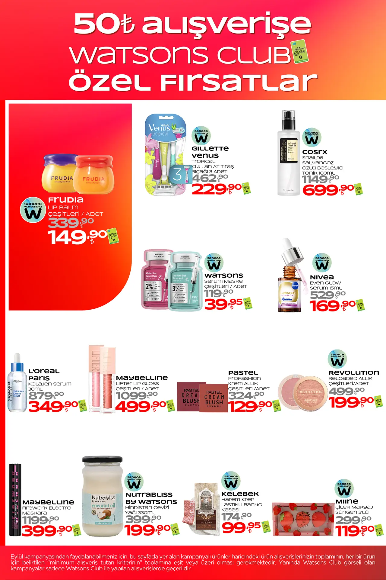 Watsons Eylül 2025 Aktüel Ürünler Kataloğu 6. Sayfa