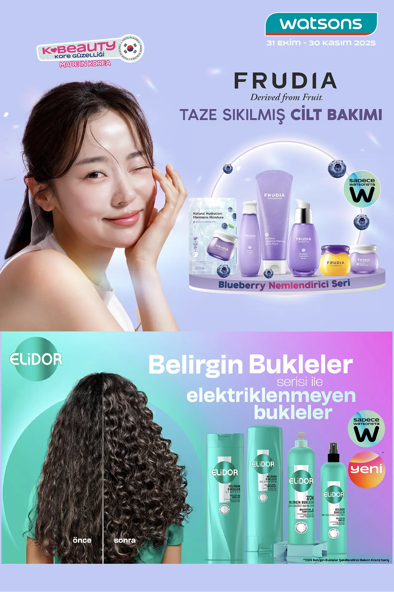 Watsons Kasım 2025 Aktüel Ürünler Kataloğu 1. Sayfa